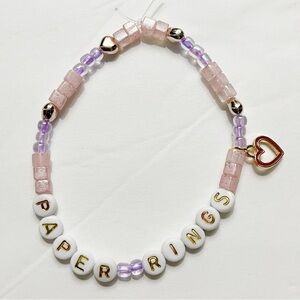 Taylor Swift Friendship Bracelet Lover Paper Rings